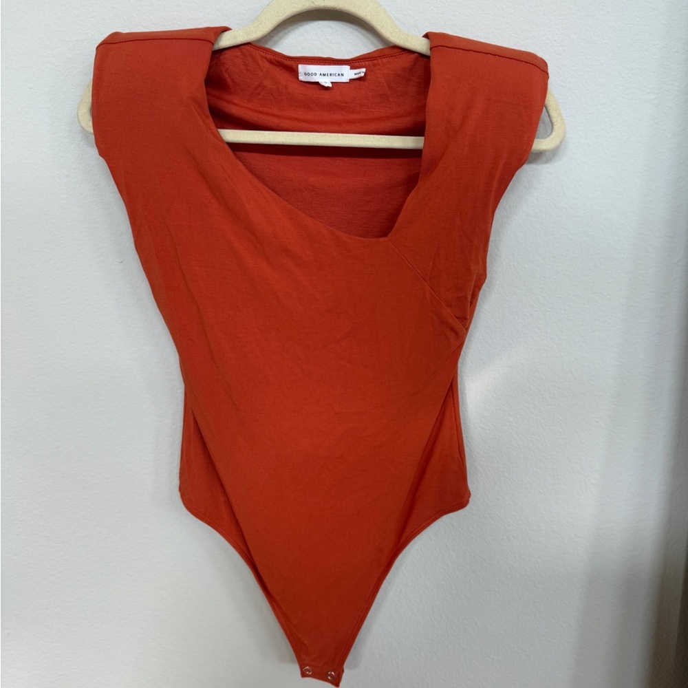 Good American Vibrant Orange/Rust Top